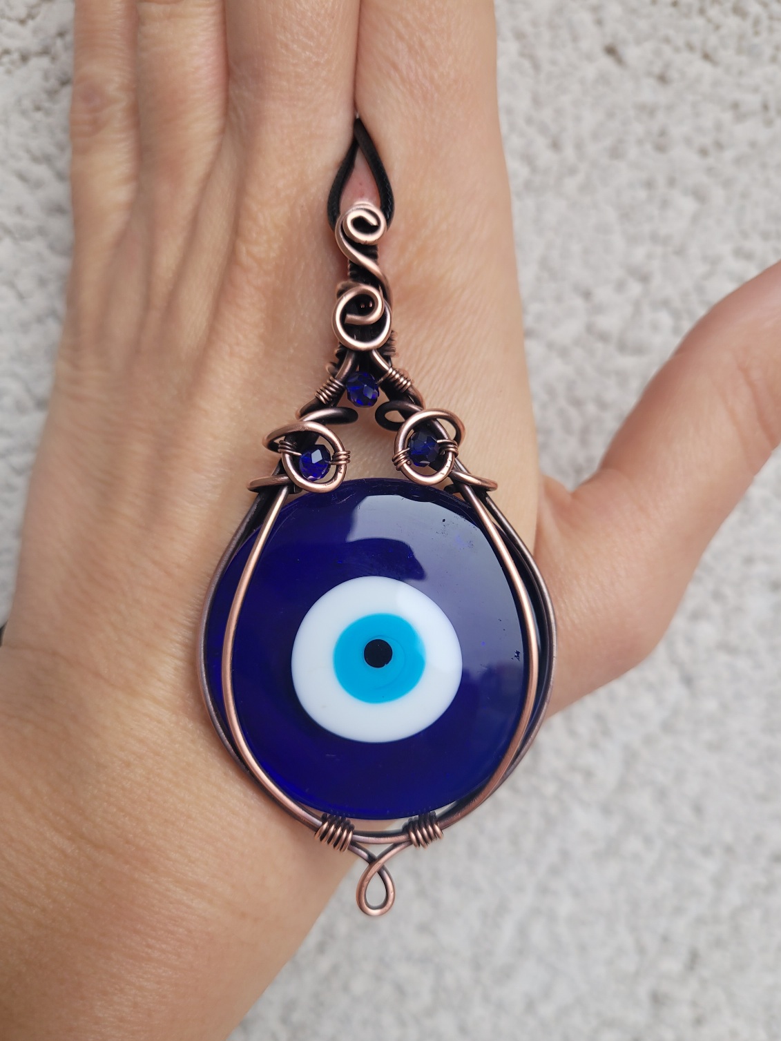 Wisior miedziany oko proroka średnie II - obrazek 4