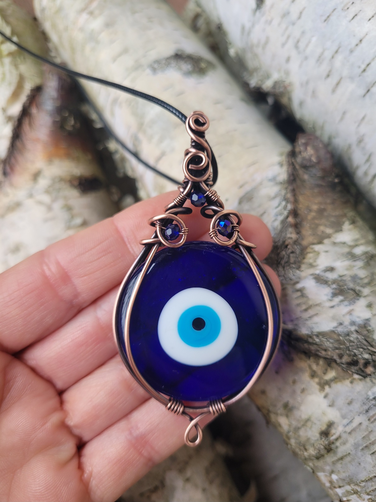 Wisior miedziany oko proroka średnie II - obrazek 6