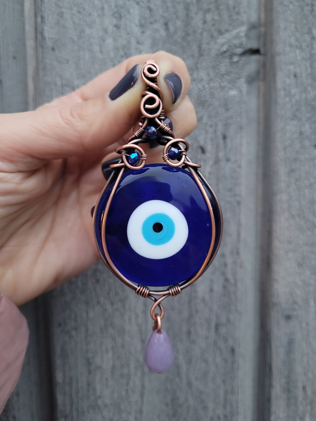 Wisior miedziany oko proroka średnie II - obrazek 2