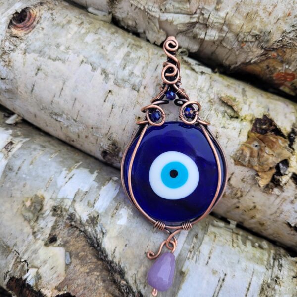 Wisior miedziany oko proroka średnie II