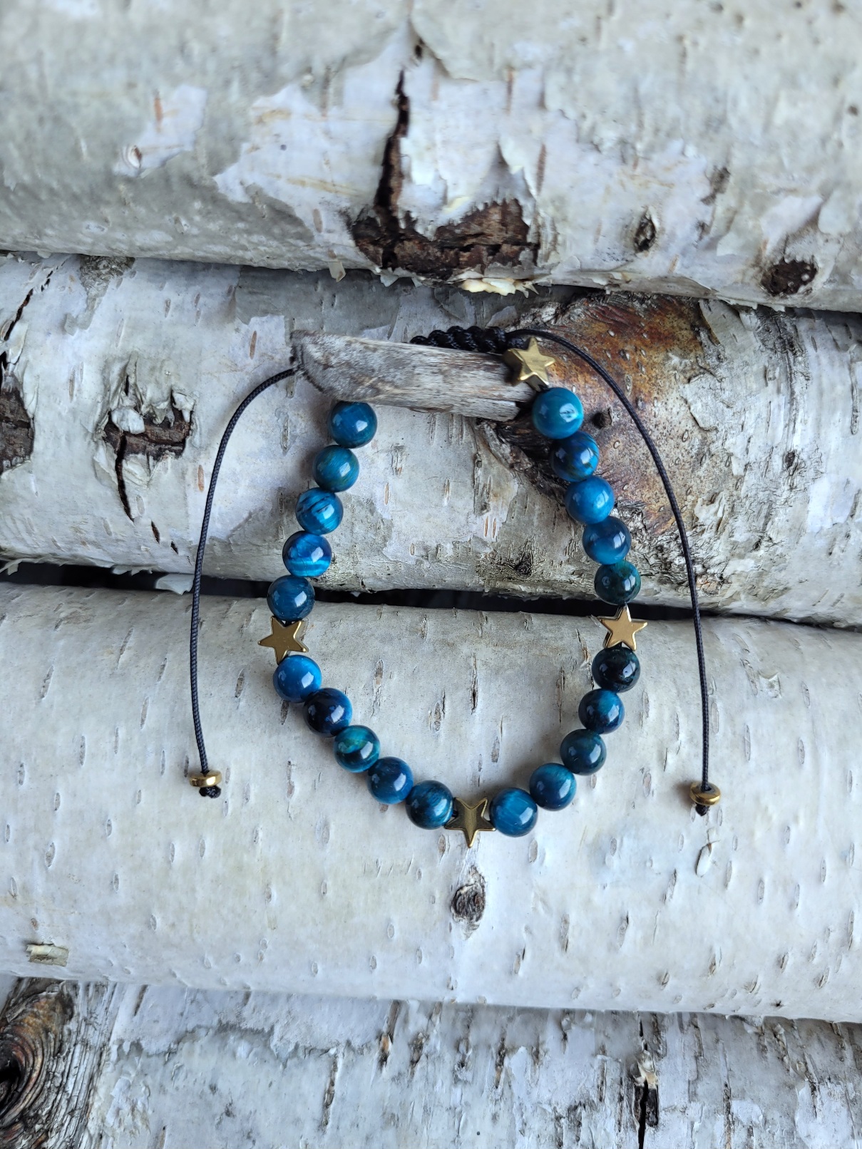 Bransoletka kocie oko z gwiazdką - obrazek 2