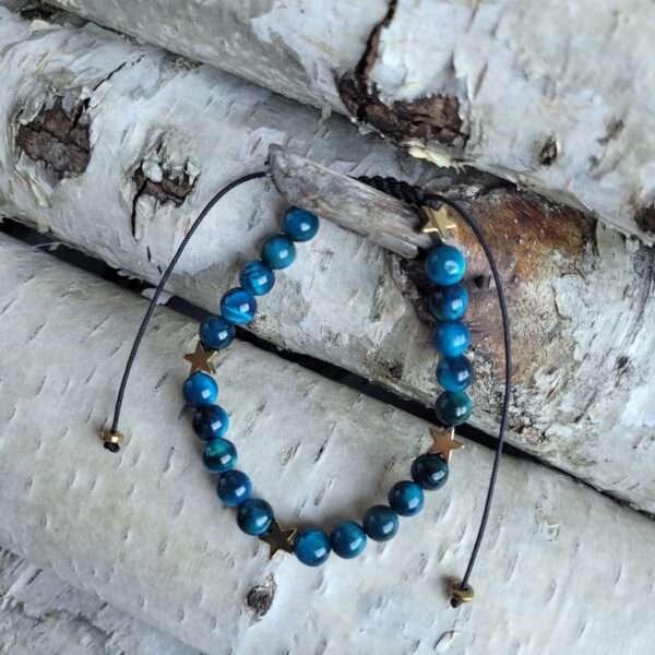 Bransoletka kocie oko z gwiazdką