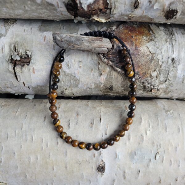 Bransoletka tygrysie oko 4mm