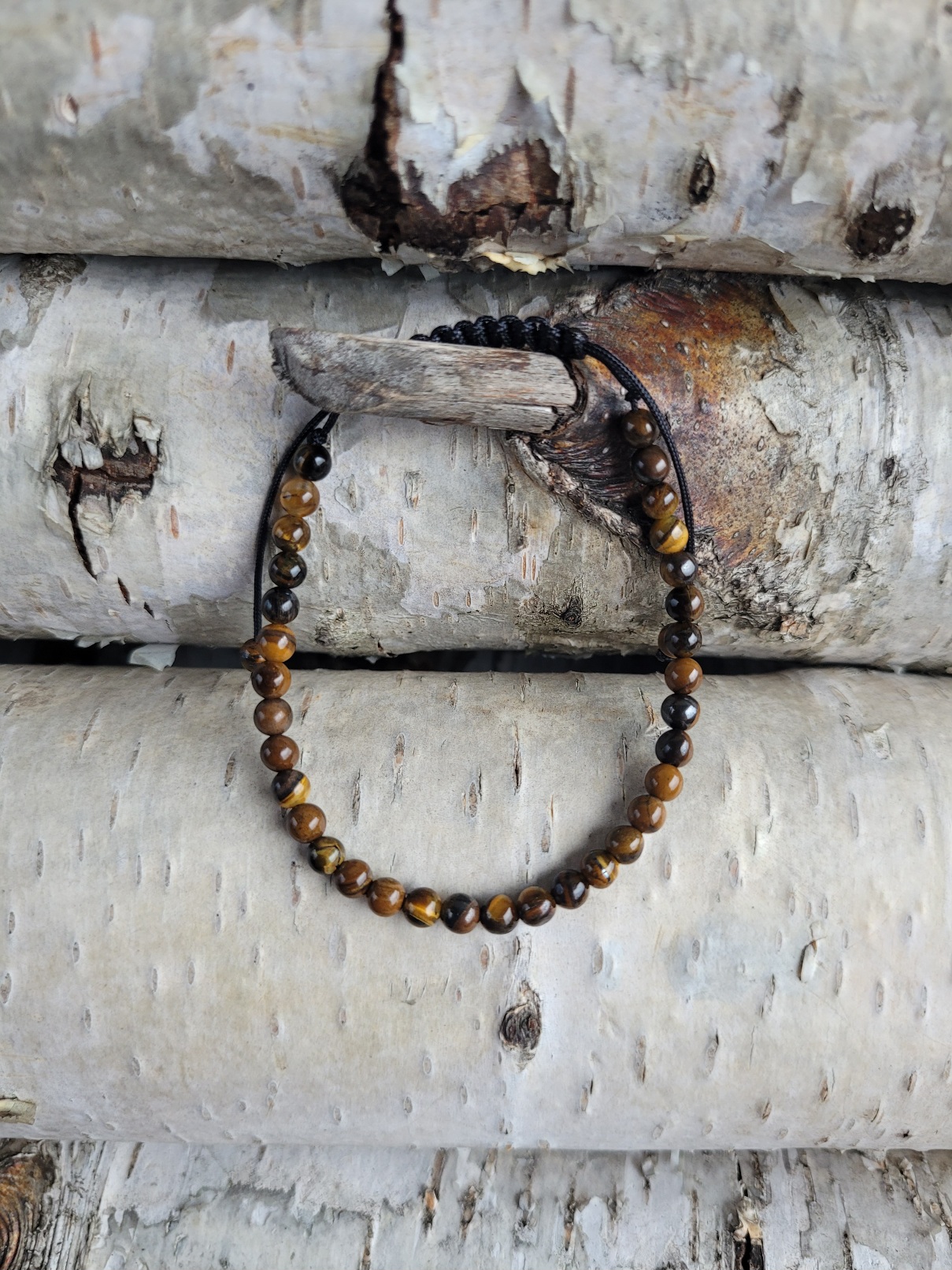 Bransoletka tygrysie oko 4mm